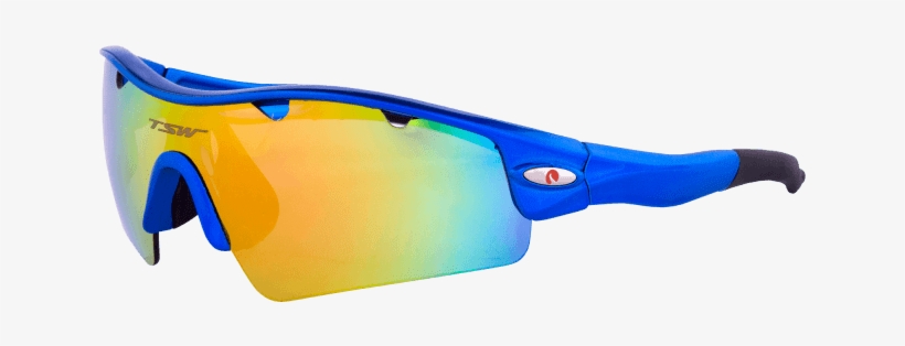 Óculos Ciclismo Tsw Alux C/ 3 Lentes Polarizado Azul/pto - Oculos Tsw Ciclismo, transparent png download