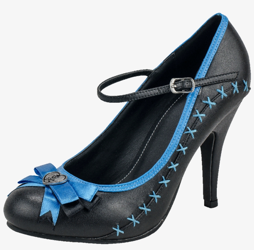 T - U - K Shoes - So Cute If Only I Wore Heels - - T.u.k. Blue Stitch & Skull Heart Charm, transparent png download