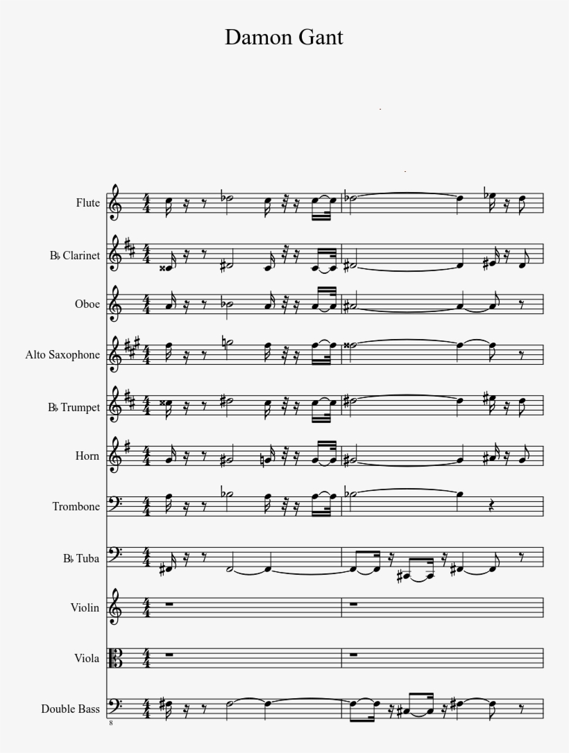 Print - Bob Omb Battlefield Alto Sax Sheet Music, transparent png download