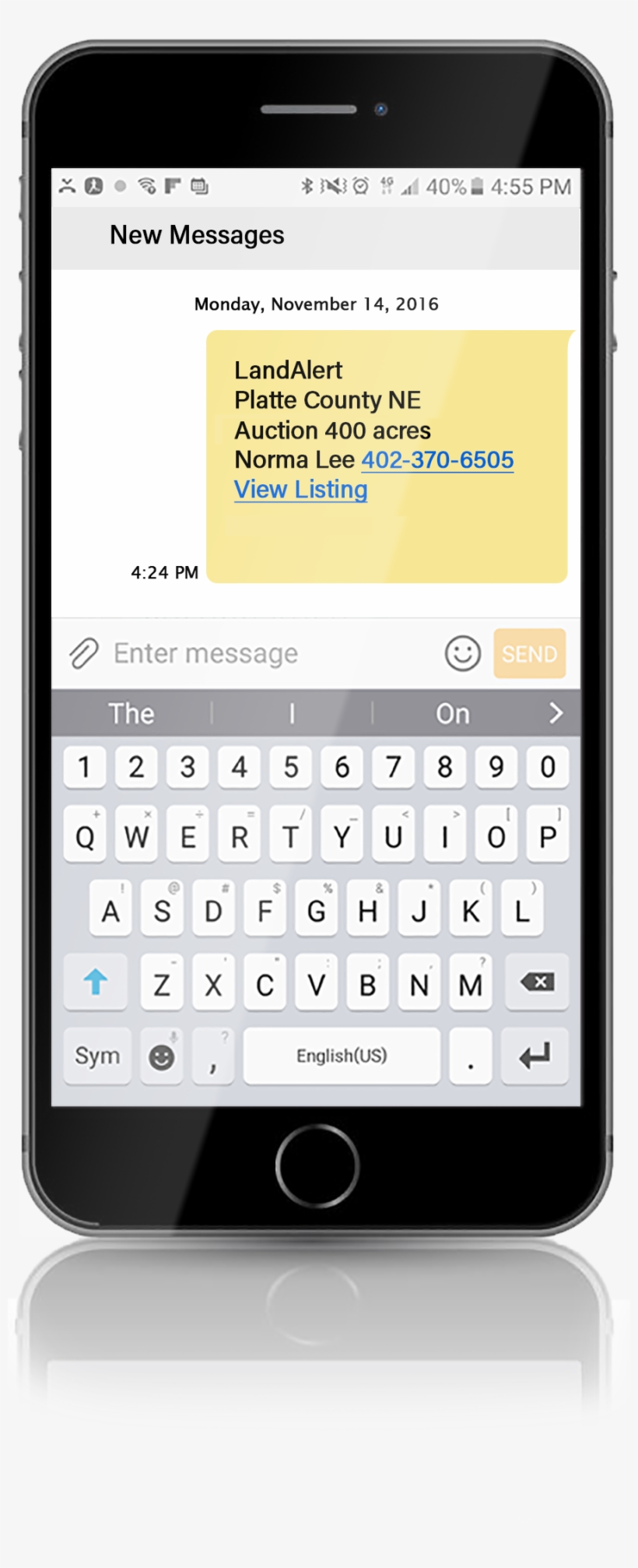 Enter Your Contact Info - Mobile Phone, transparent png download