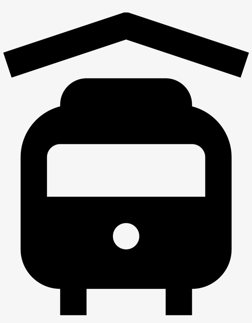 Railway Station Icon - Icon, transparent png download