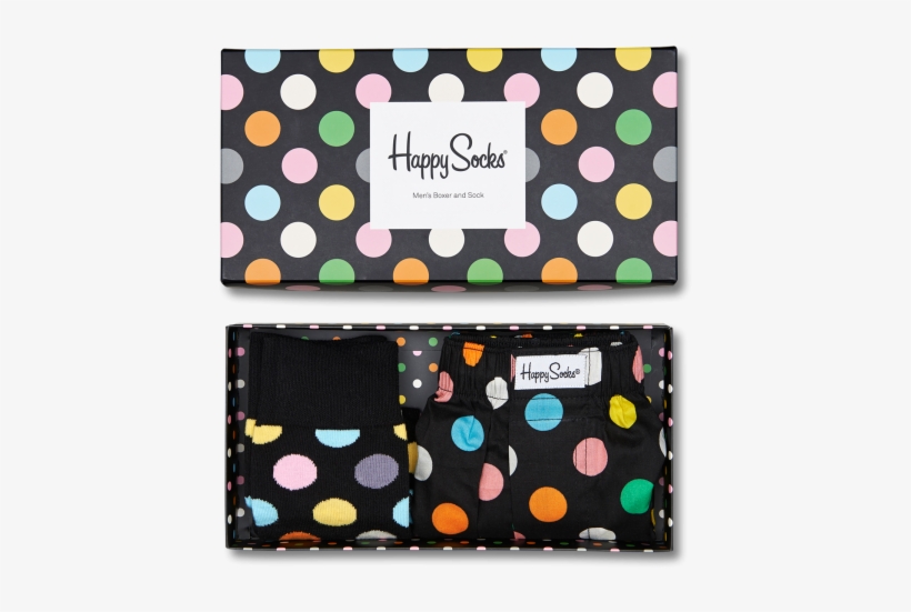 Big Dot Boxer Combo Box - Happy Socks, transparent png download
