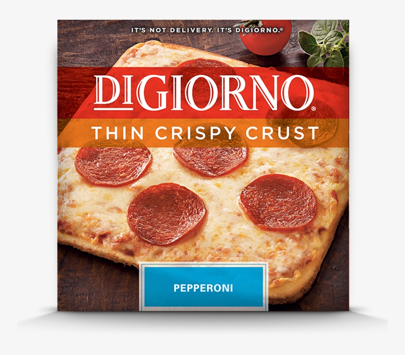 Digiorno Thin Crispy Crust Supreme Pizza - 8.5 Oz Box, transparent png download