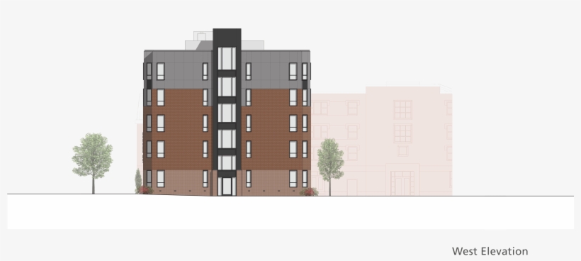 150715 West-elevation Web - Apartment, transparent png download