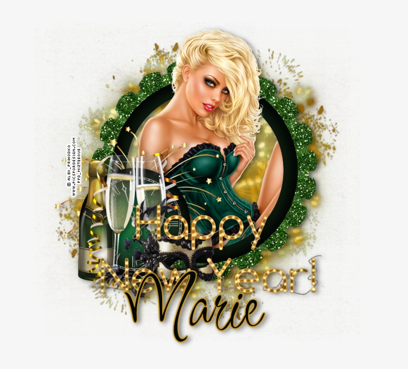 Happy New Year - Illustration, transparent png download