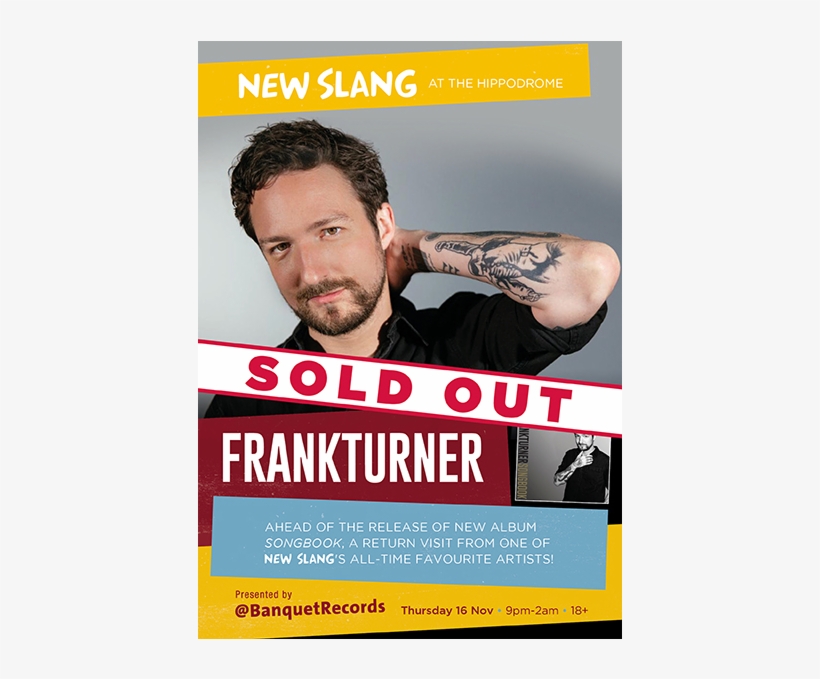 Frank Turner / The Sleeping Souls / New Slang - Frank Turner, transparent png download
