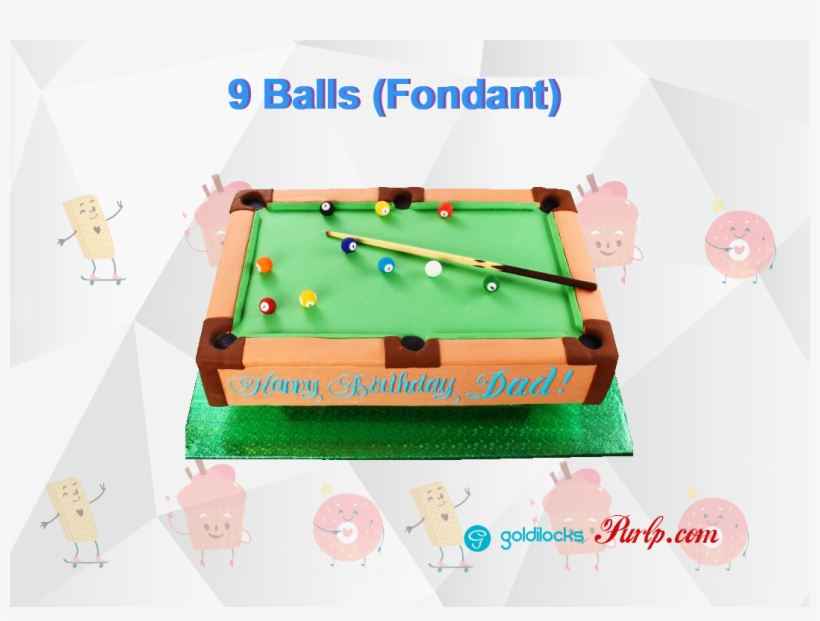 9 Balls - Fondant Icing, transparent png download