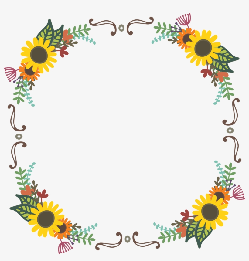 Free Floral Wreaths Laurels For Graphic Design - Design, transparent png download