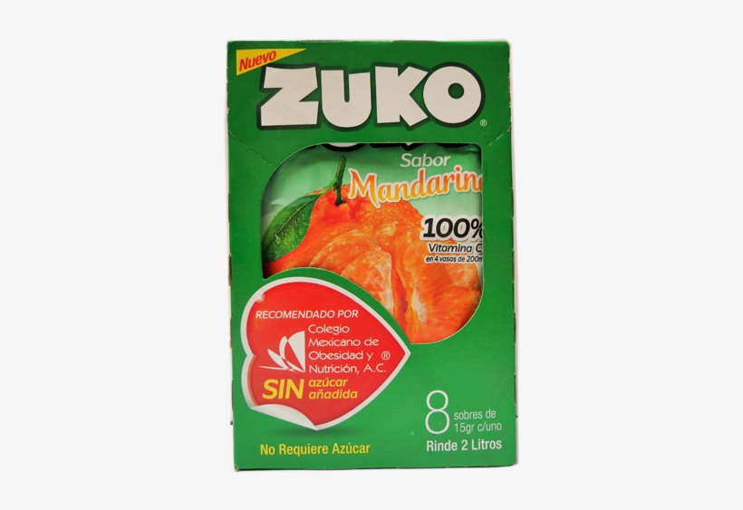 Sku - - Zuko Drink Mix, Orange - 0.9 Oz, transparent png download