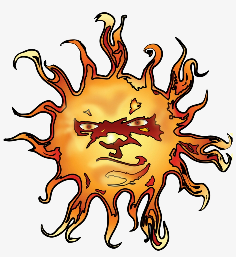 Hot And Humid Png Transparent Hot And Humid - Hot Sun, transparent png download