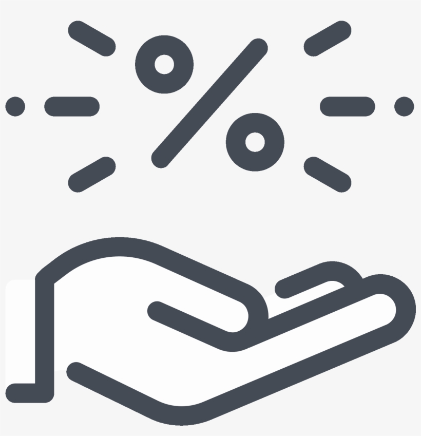 Get A Discount Icon - Icon, transparent png download