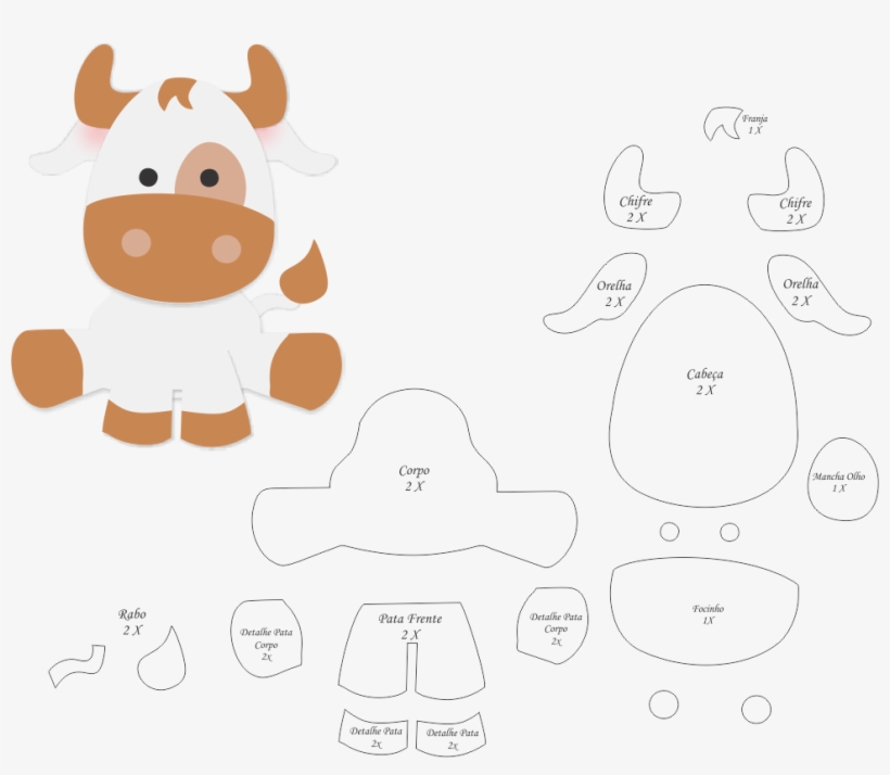 Fazendinha De Feltro Moldes, transparent png download