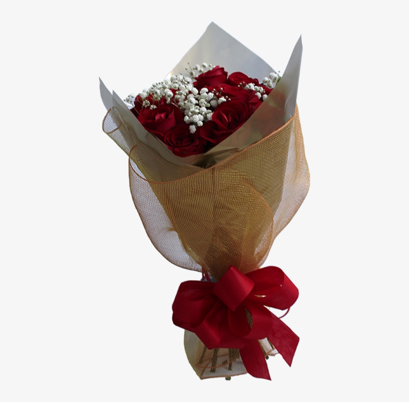Buquê De Rosas Vermelhas Elegance - Garden Roses, transparent png download