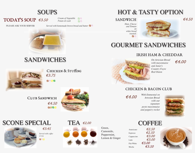 Lunch Menu - Menu, transparent png download