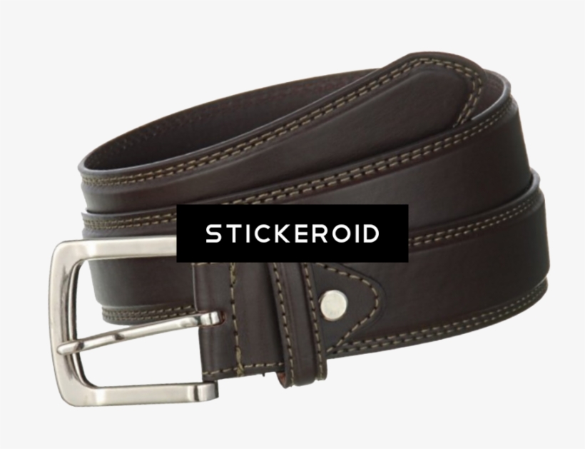 Mens Belt - Luxury Divas Men's Leather Belt With Silver Buckle, transparent png download