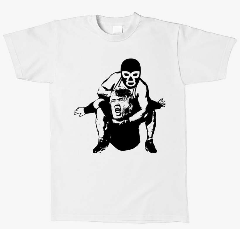 Donald Trump Vs Mexican Luchador Wwe Shirt - Luchador, transparent png download