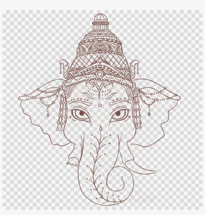 Ganpati Tattoo Png Clipart Ganesha Tattoo Ganesh Chaturthi - Ganesha, transparent png download