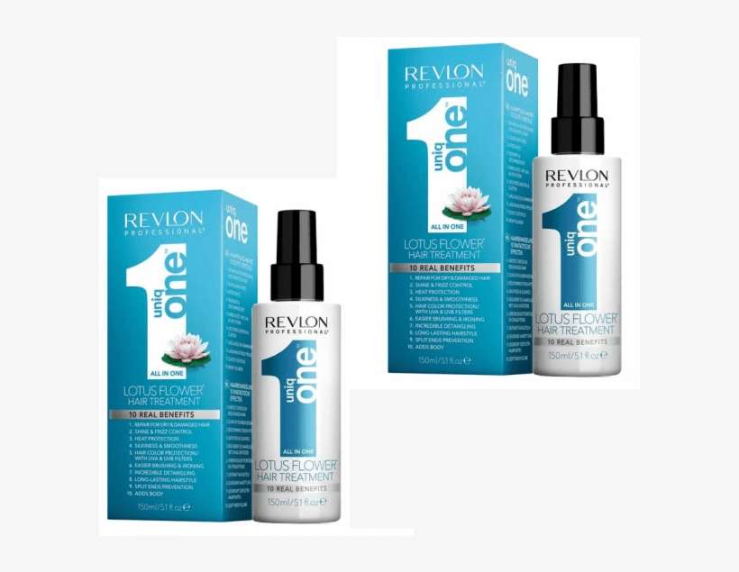 Revlon Professional Uniq One Lotus Flower All In One - Uniq One All In One Hair Treatment Lotus 150ml, transparent png download