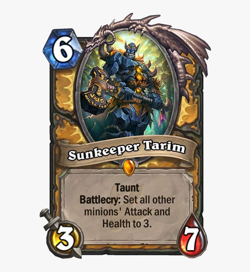 Sunkeeper Tarim - One Night In Karazhan Curator, transparent png download