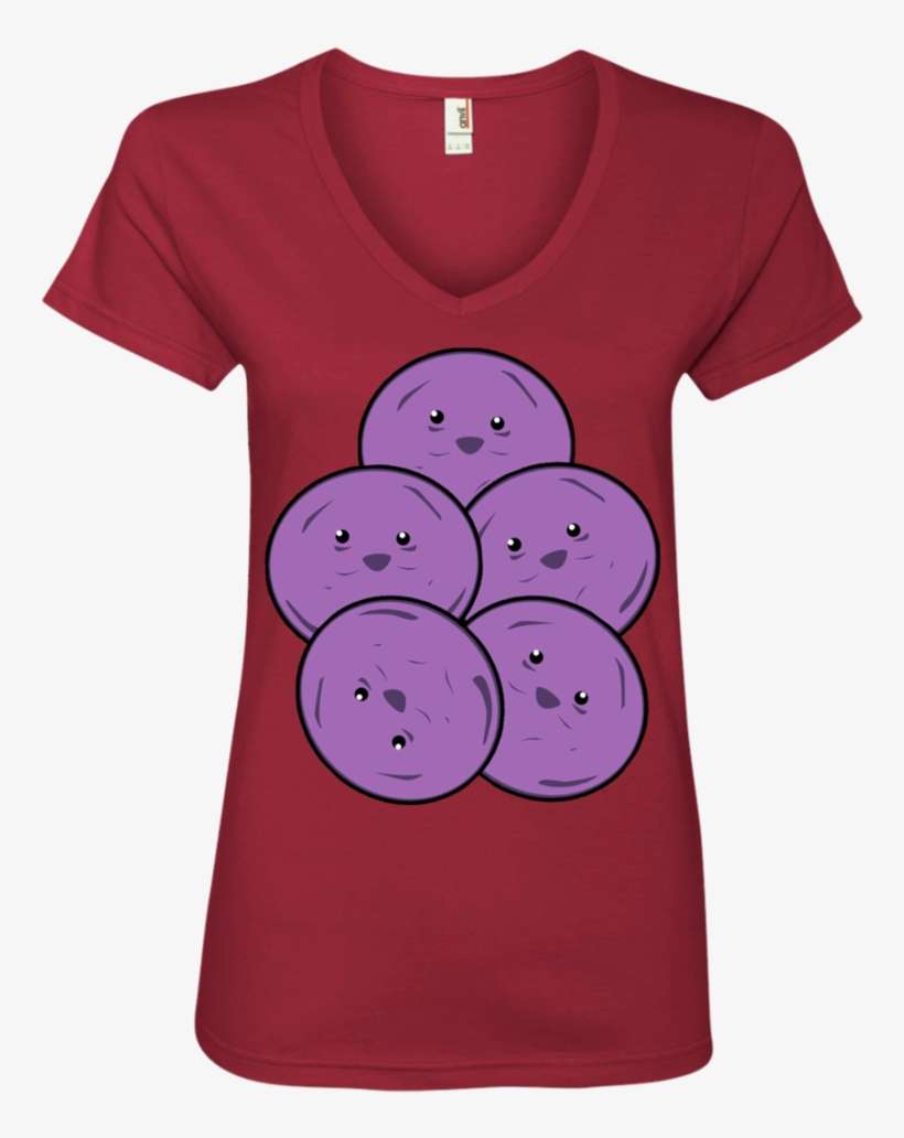 Big Bunch Of Member Berries Ladies' V Neck T Shirt - Am Not Superwoman So Close Enough, transparent png download