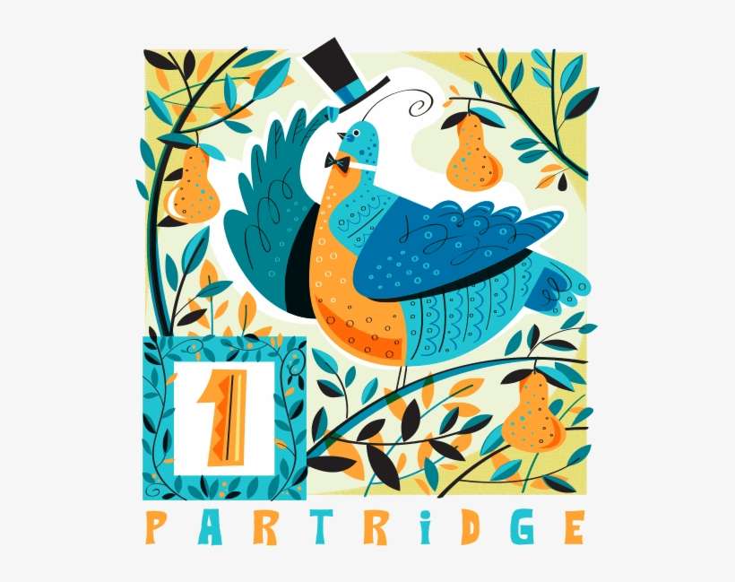 Day 1 - Partridge In A Pear Tree, transparent png download