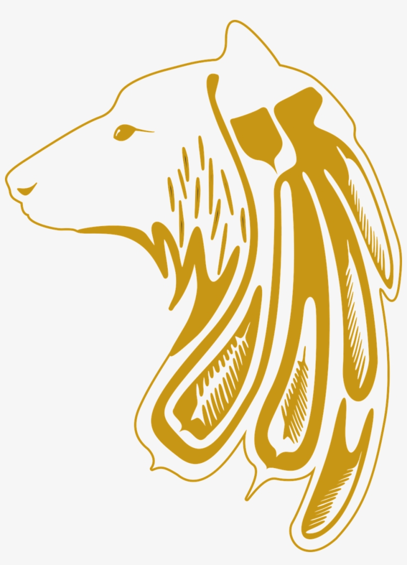 Wolf Wolf Head Indian - Vector Graphics, transparent png download