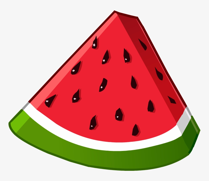 Watermelon Puffle Food - Watermelon Clipart Png, transparent png download
