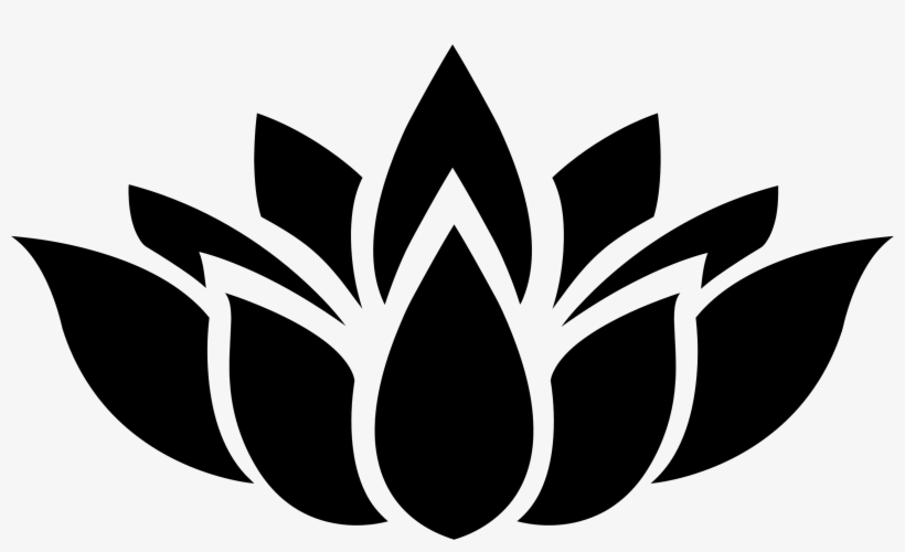 Lotus Flower Silhouette At Getdrawings - Lotus Flower Logo Png, transparent png download