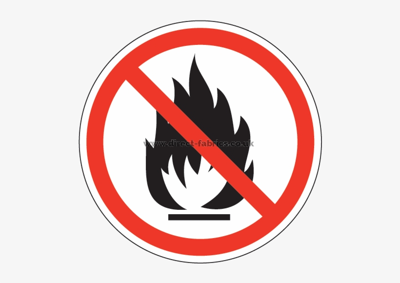 Flameretardants - No Open Flames Symbol, transparent png download