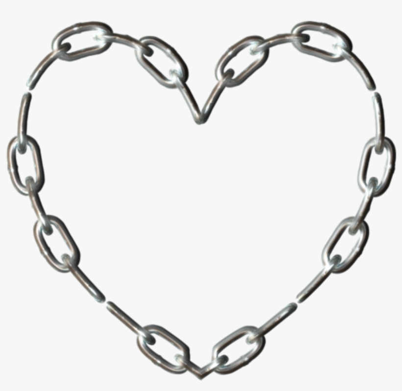 Frame Heart Chain By Lashonda1980 On Deviantart Black - Black Hearts Frame Transparent, transparent png download