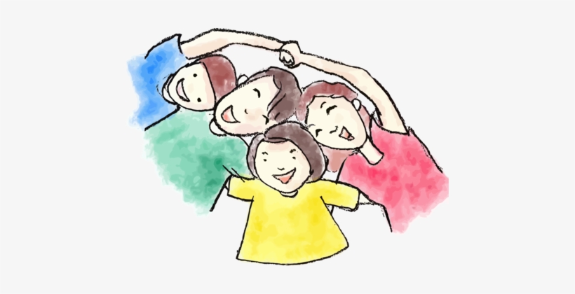 Family Watercolor Painting Child Father - Watercolor Family Png, transparent png download