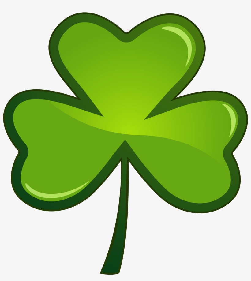 Shamrock Clipart Black And White - Saint Patricks Clover Png, transparent png download
