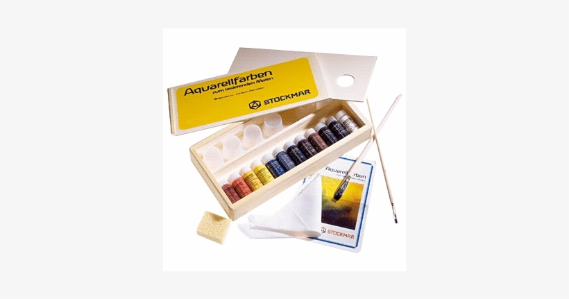 Stockmar Watercolor Paint Set - Stockmar Deluxe Watercolor Paint Set, transparent png download