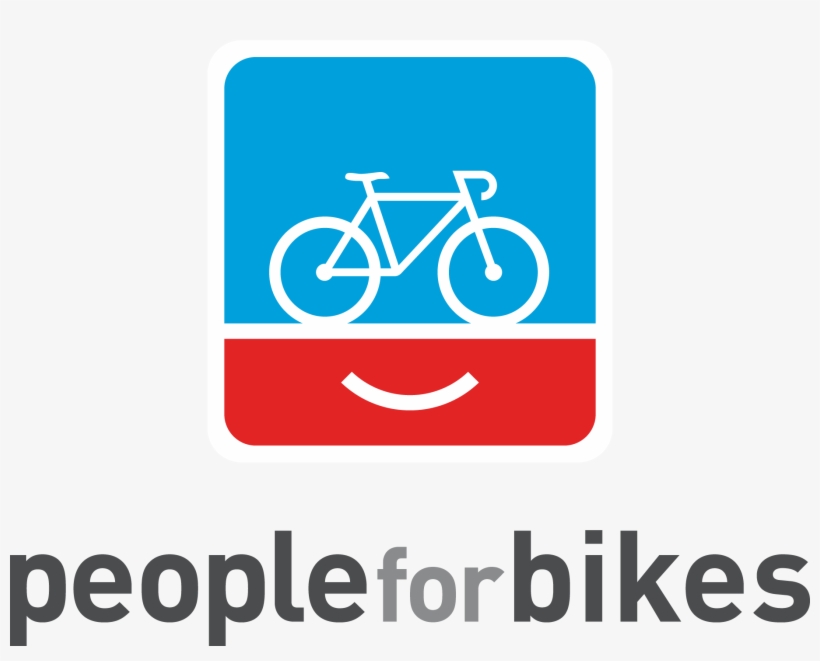 Pfb Stacked 4color White Background 1 - People For Bikes Logo, transparent png download