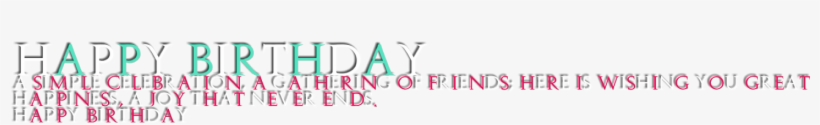 Happy Birthday Png - Graphic Design, transparent png download