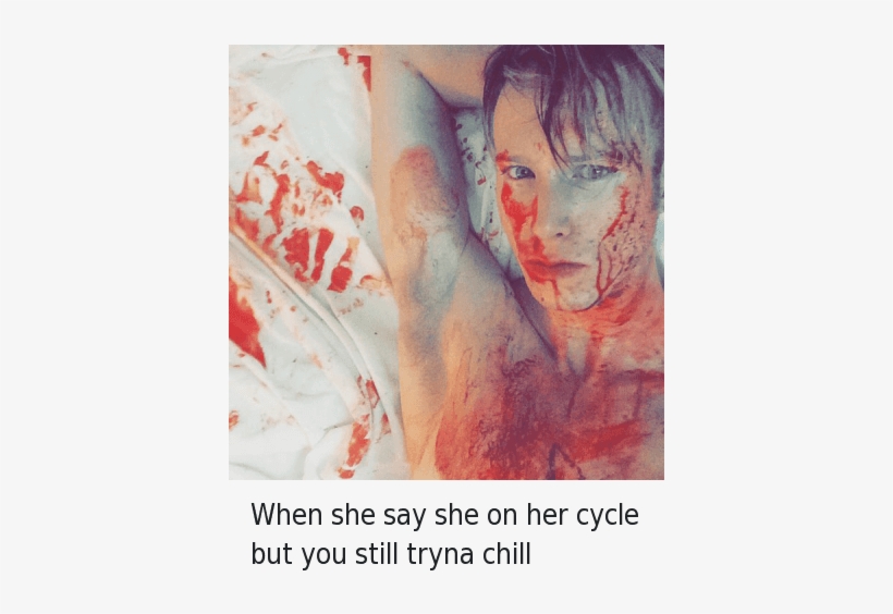 Chill, Girls, And Period - Blood, transparent png download