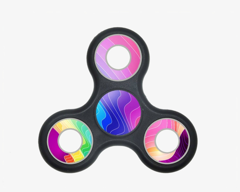 Rainbow Fidget Spinner Png Hd - Rainbow Fidget Spinner Png, transparent png download