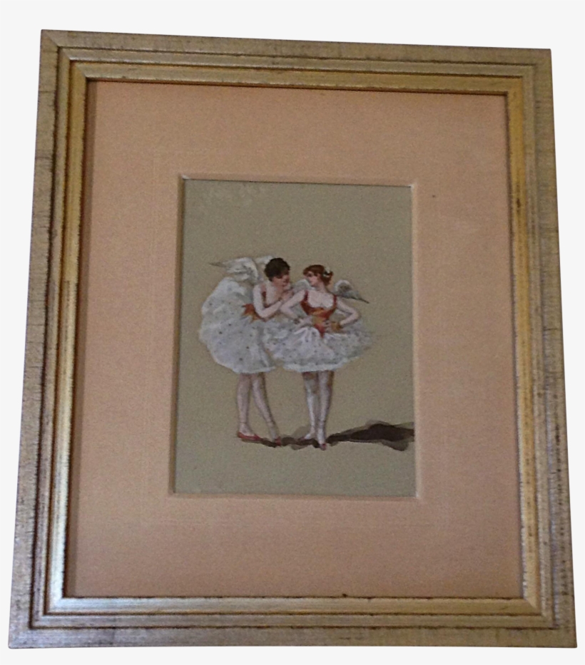 French Watercolor Angels On Chairish - Picture Frame, transparent png download