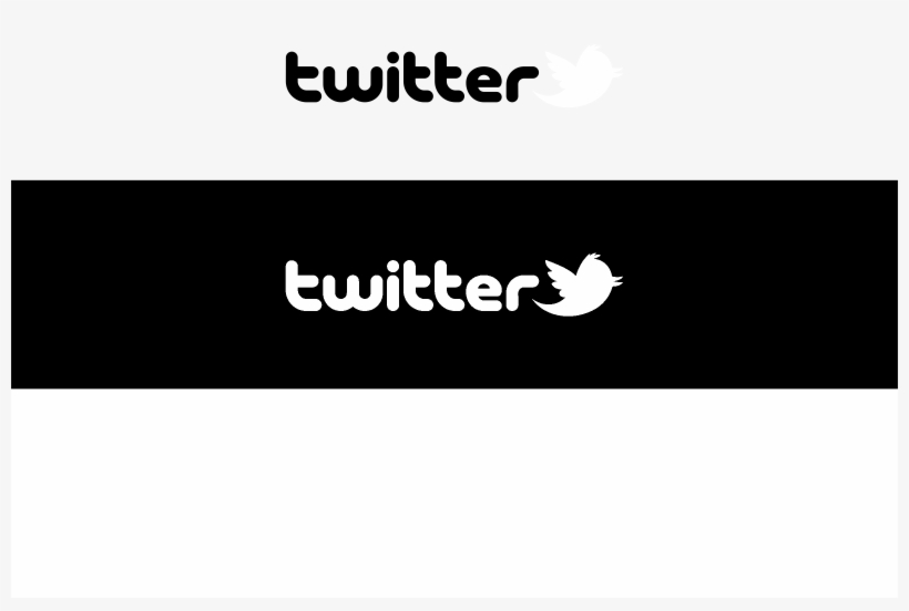 Twitter Logo Black And White - Logo Included Promo Earbuds & Headphones Sample, transparent png download