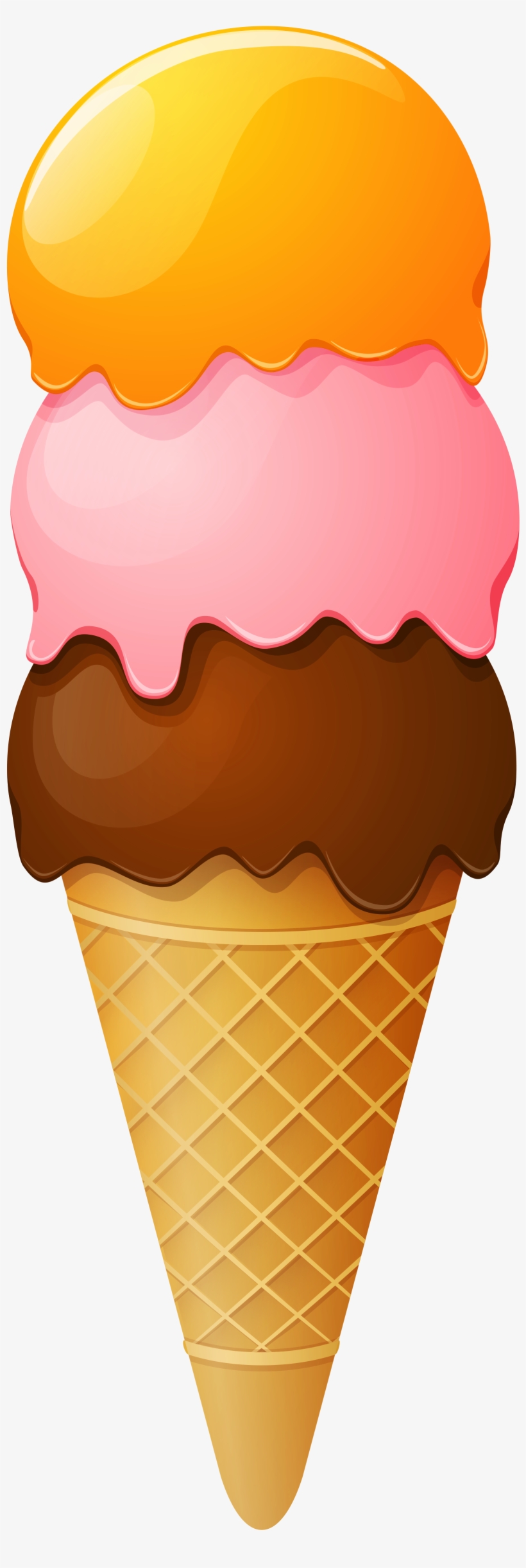 Dessert Clipart Gelato - Clip Art Ice Cream, transparent png download