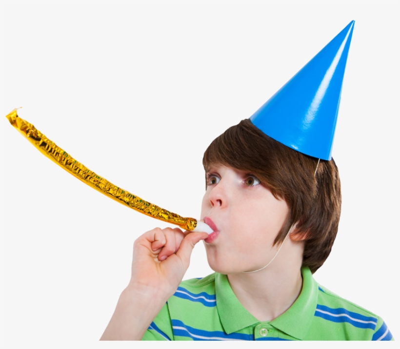 Boy In Birthday Hat - Photography, transparent png download