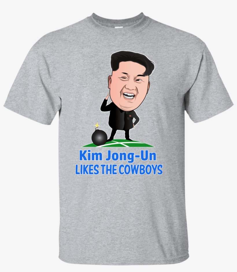 Kim Jong-un Likes The Cowboys - T-shirt, transparent png download