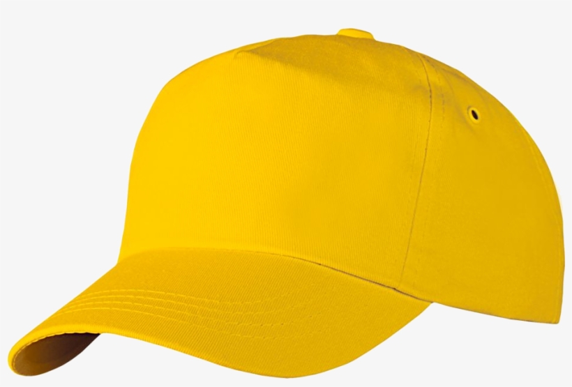 Baseball Yellow Cap, Hat Png - Yellow Baseball Hats Png, transparent png download