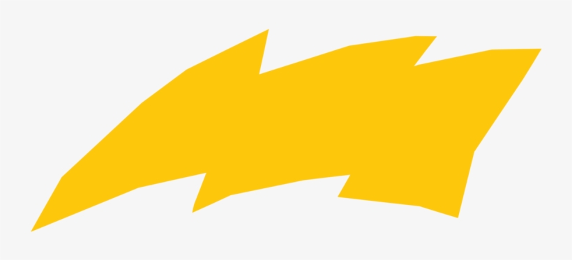 Lightning Carriage Bolt Cloud Yellow - Mcqueen Lightning Bolt, transparent png download