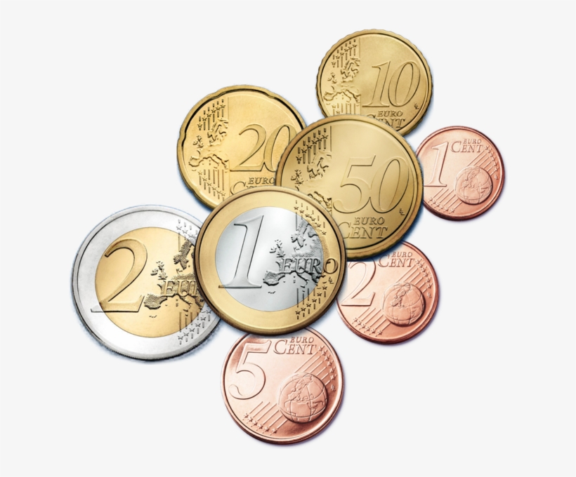 626px-euro Coins Version Ii - Euro Coins Png, transparent png download