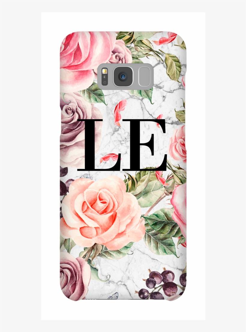 Personalised Watercolor Floral Initials Samsung Galaxy - Gypsi's Rhinestone Hair Comb, transparent png download