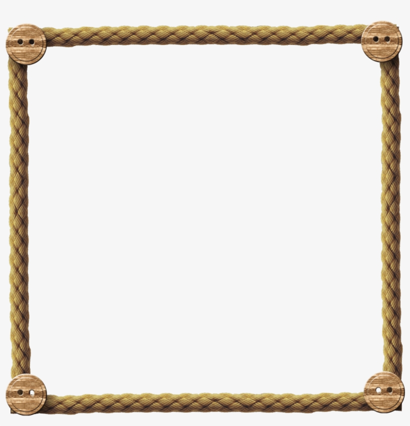Rope Frame - Frame Rope, transparent png download