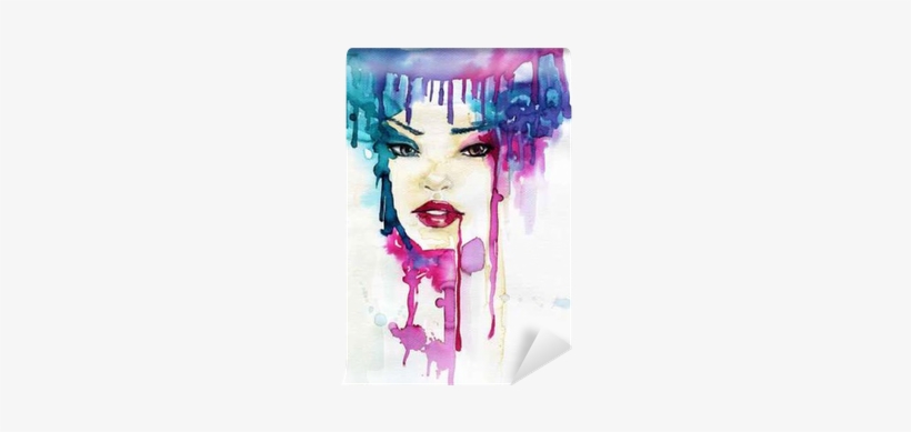 Aquarela Mulher, transparent png download