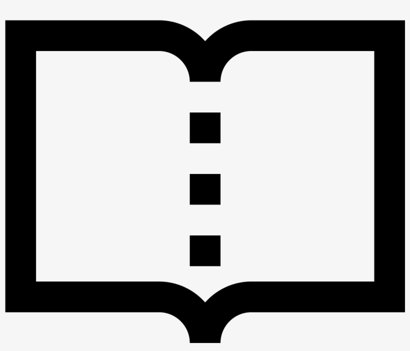 Open Book Icon - Windows 10 Book Icon, transparent png download