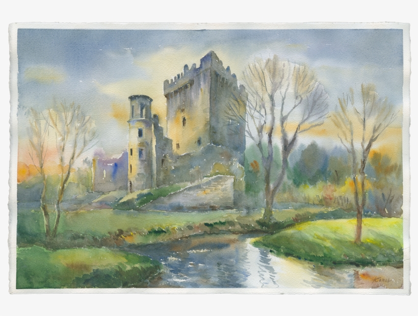 Autumn Original Watercolour - Watercolor Painting, transparent png download